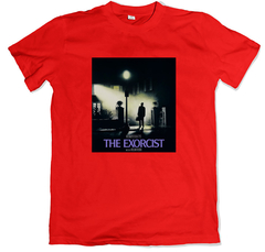 Remera cine poster the exorcist el exorcista roja