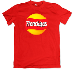 Remera retro argentino papas fritas frenchitas roja