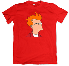 Remera dibujos animados futurama fry roja