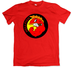 Remera los simpson hellfish los peces del infierno roja