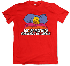 Homero Pastelito Horneado de Canela - Remera en internet