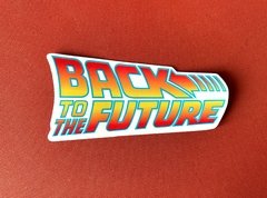 Calco en vinilo cine clásico volver al futuro back to the future logo