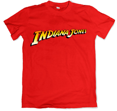 Remera cine clásico indiana jones roja