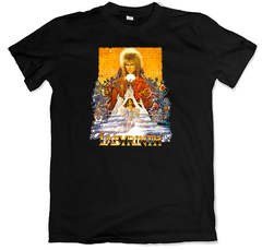 Remera cine clásico Laberinto Labrynth negra