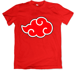 Remera animé naruto nube roja