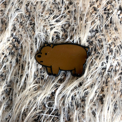 Pin metálico esmaltado dibujos animados cartoon network osos revoltosos oso pardo