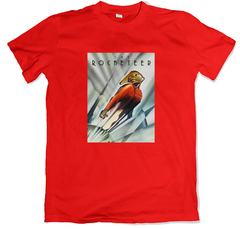 Remera cine poster rocketeer roja