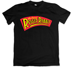 Remera cine clásico quien engaño a roger rabbit negra