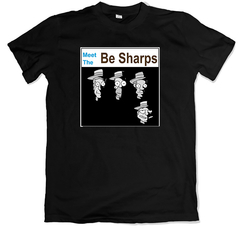 Remera los simpson los borbotones the be sharps negra