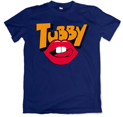 Remera retro tubby azul marino