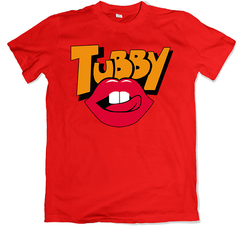 Remera retro tubby roja