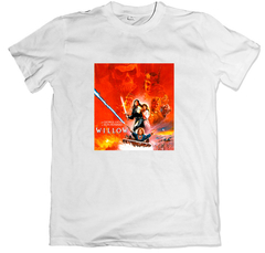 Remera cine poster willow blanca