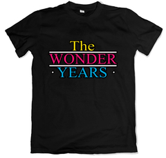 Remera series clásicas the wonder years los años maravillosos negro