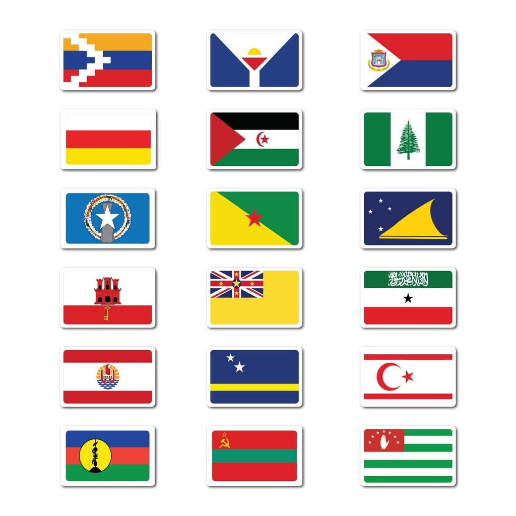 Países del Mundo - Ficha Especial a Elección - Banderas de Países no  oficiales - Luminias NUEVAS