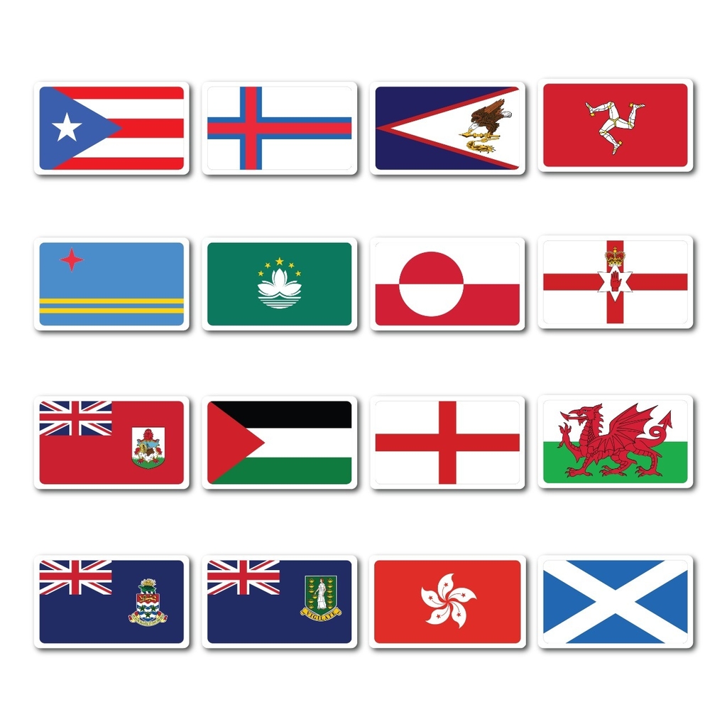 Países del Mundo - Ficha Especial a Elección - Banderas de Países no  oficiales - Luminias NUEVAS