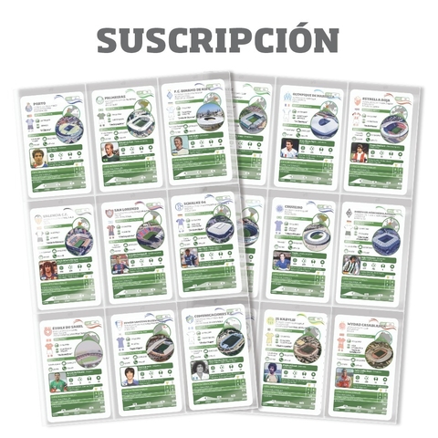 Equipos de Fútbol Mundial - Suscripción Mensual - 18 nuevos equipos en tu casa cada mes!