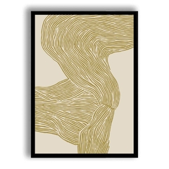 CUADRO ABSTRACT LINES GOLD