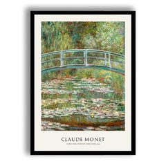 CUADRO BRIDGE OVER A POND - comprar online