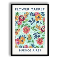 CUADRO BUENOS AIRES FLOWER MARKET