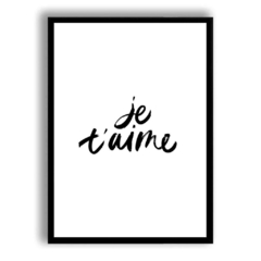 CUADRO JE T'AIME