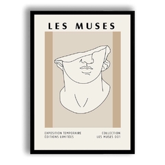 CUADRO LES MUSES I BEIGE