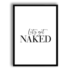 CUADRO LET'S GET NAKED