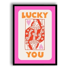 CUADRO LUCKY YOU PINK