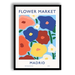 CUADRO MADRID FLOWER MARKET