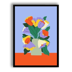 CUADRO VASE WITH TULIPS