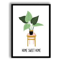 CUADRO HOME SWEET HOME GREEN