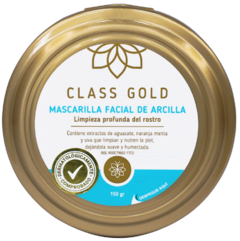 MASCARILLA DE ARCILLA CLASS GOLD PARA EL ROSTRO 150GRS
