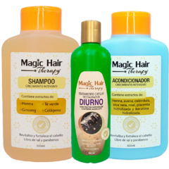 ARMA TU KIT 3 PRODUCTOS SHAMPOO+ ACONDICIONADOR + TRATAMIENTO + GRATIS OBSEQUIO - Class Gold Cosmetics & Magic Hair Oficial