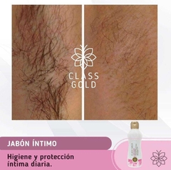 Jabón Íntimo CLASS GOLD Inhibidor de Vello 120ML - tienda online