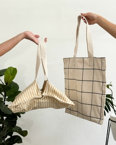 DONATA TOTE BAG RAYAS MAIZ (8650) - Turia 