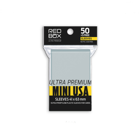 Folio Protector RED BOX Ultra Premium MINI USA (41 X 63) - 55 Unidades