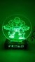 Imagem do Luminaria de mesa Hulk em mdf, geek, nerd