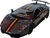 Lamborghini Miniatura Hot Wheels Murciélago - Eco Laser, presentes geek - Luminaria de led, Quadros em mdf | Decoração Geek