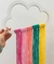 Imagem do Placa decorativa Nuvem com fios coloridos personalizado