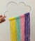 Placa decorativa Nuvem com fios coloridos personalizado