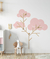 Árvore Cabideiro + adesivo rosa claro CAB003 na internet