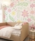 Painel de parede floral candycolor