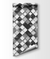Papel de Parede Azulejo 3D Preto e Branco PR0571 - loja online