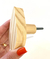 Pendurador Gota Madeira pinus 8cm na internet