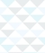 Papel de Parede Triângulos azul e cinza - Decoração infantil | Loja Printme
