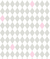 Papel de Parede Losangos cinza e rosa - Decoração infantil | Loja Printme