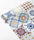 Papel de Parede Azulejo mix Damasco - comprar online