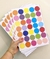 Adesivo de bolinha cores vibrantes PR0131 na internet