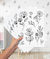 Adesivo de parede raminhos floral transp PR0165 na internet