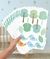 Adesivo infantil Árvores e Passarinhos azul PR0179 - loja online