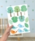 Adesivo infantil Árvores e Passarinhos azul PR0179 - Decoração infantil | Loja Printme